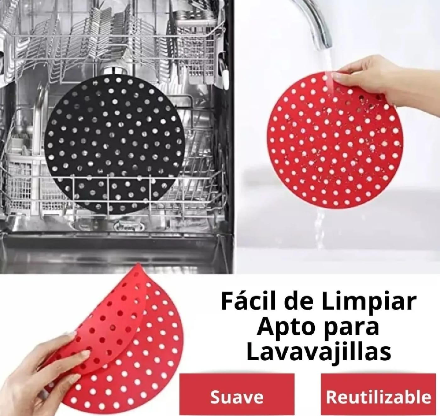 Miniatura 3 de Protector en silicona para freidora x 1